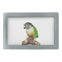 Green Cheek Conure Belt Buckle