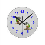Green Cheek Conure Wall Clock