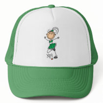 Green Cheerleader Tshirts and Gifts hats