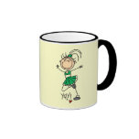 Green Cheerleader Tshirts and Gifts Mug