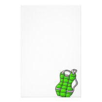 Green Chest Protector stationery