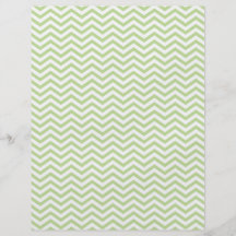 Green Chevron Pattern Flyer