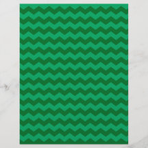 green chevrons personalized flyer