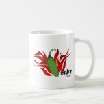 Green Chili Pepper Design Coffee Mugs
