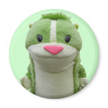 Green Chipmunk Magnet