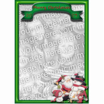 Green Christmas Photo Frame Sculpture photo sculptures