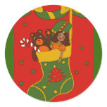 Green Christmas Stocking