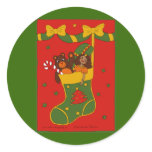 Green Christmas Stocking