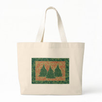 Green Christmas Tree bags by Willowdesign Green Christmas Tree bags