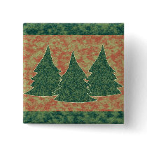 Green Christmas Tree buttons