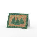 Green Christmas Tree Card