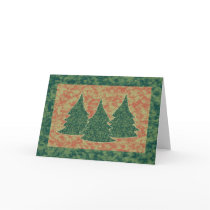 Green Christmas Tree Card by Willowdesign Green Christmas Tree Card