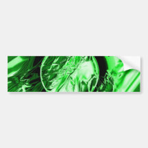 Green Circle Bumper Sticker