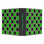green circle pattern binders