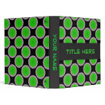 green circle pattern binders