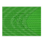 green circles and lines post cards