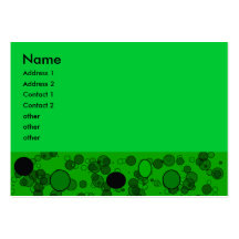green circles business cards