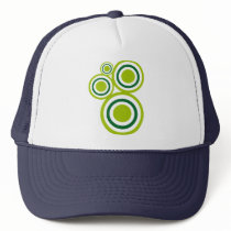 Green Circles hats by Thinkdifferent Green Circles hats