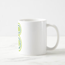 Green Circles mugs by Thinkdifferent Green Circles mugs