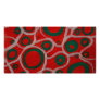 Green Circles On Orange Custom Photo Card