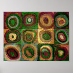 Green Circles Print