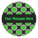 Green Circles stickers