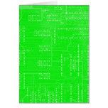 Green Circuit Board Cyber Industrial EBM Techno cards