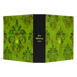Green Classy Upscale Modern Wedding Binder binder