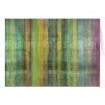Green Colors Abstract Modern Art Note Ca Greeting Cards