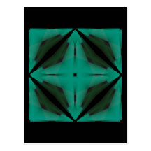 Green Compass Post Card