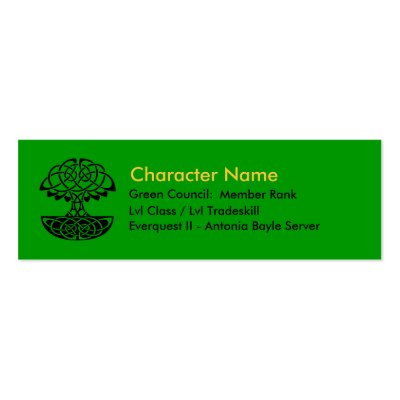Green Council Member Cards Business Cards by GreenCouncil