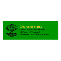 Green Council Member Cards business cards by GreenCouncil Green Council Member Cards business cards