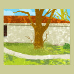 Green country house Poster posters