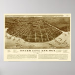 Green Cove Springs, FL Panoramic Map - 1885 posters