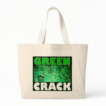 GREEN CRACK CANVAS BAG