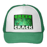 GREEN CRACK TRUCKER HAT