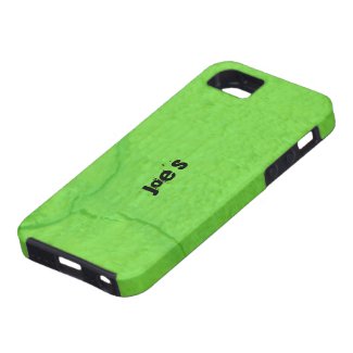 Green Cracked Wood iPhone 5 Cases