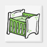 green crib fridge magnets
