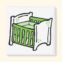 green crib magnets