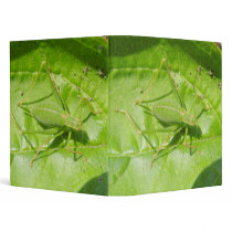 Green Cricket Camouflage Binder