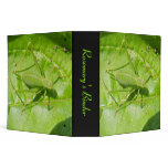 Green Cricket Camouflage Custom Binder
