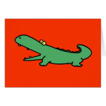 Green crocodile cards by jsoh Green crocodile cards