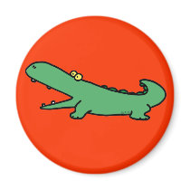 Green crocodile magnets by jsoh Green crocodile magnets
