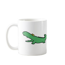 Green crocodile mugs