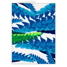 Green CrocTail Card