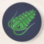 Green Cuttlefish Drink Coasters