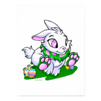 Green Cybunny racing through neggs posters