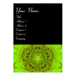 GREEN DAHLIA ,  black white Business Cards