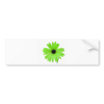 Green daisy bumper stickers