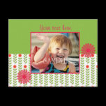 Green Daisy Photo Frame